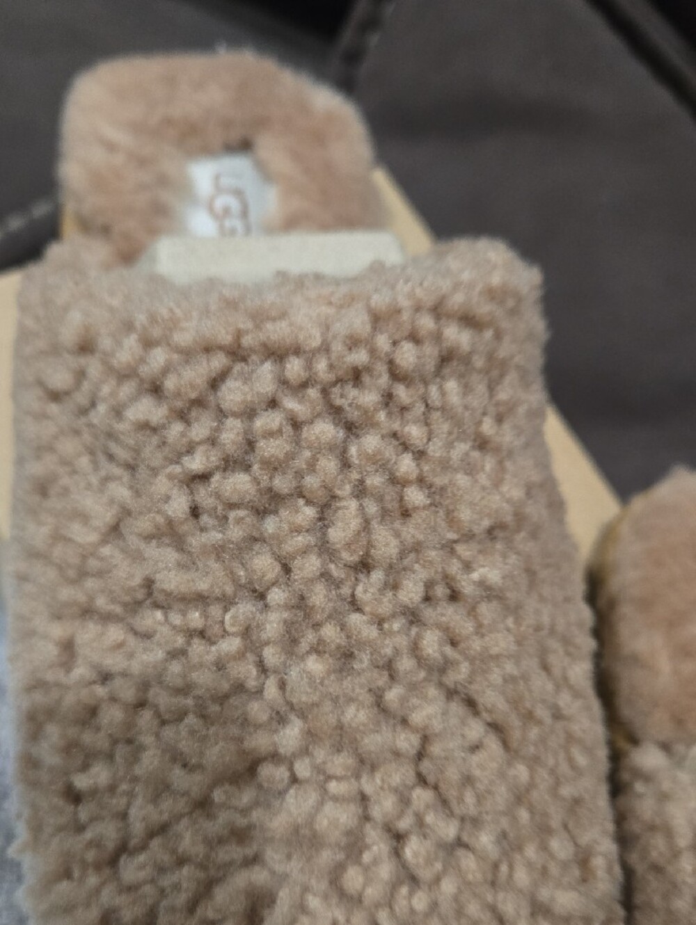 UGG Shearling Slip-On Mule - Tan - Picture 8 of 9